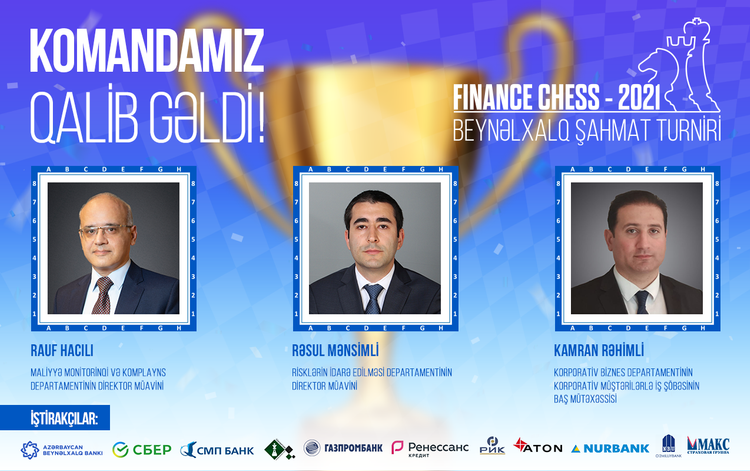 Azərbaycan Beynəlxalq Bankının əməkdaşları beynəlxalq turnirin qalibi oldu