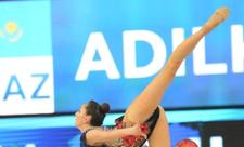 Milli Gimnastika Arenasında bədii gimnastika üzrə Dünya Kubokunun birinci günü başlayıb - FOTO