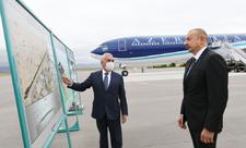 Naxçıvan Beynəlxalq Hava Limanının yeni uçuş-enmə zolağının təqdimatı olub