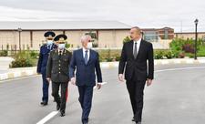 Prezident İlham Əliyev Əlahiddə Ümumqoşun Ordunun hərbi aerodromunun açılışında iştirak edib