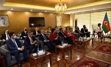 Milli Məclisin Sədri Sahibə Qafarova Pakistan Senatının Sədri ilə görüşüb