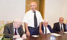 Mətbuat Şurasında Ağahüseyn Hüseynovun 80 illik yubileyinə həsr olunmuş toplantı keçirilib