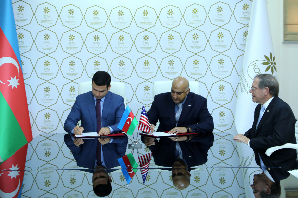 KOBİA və USAID arasında Anlaşma Memorandumu imzalandı - FOTO