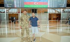 Türkiyəyə göndərilən daha 6 qazimiz sağalaraq Vətənə geri dönüb - FOTO