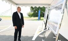 Prezident İlham Əliyev Goranboyda Əlirzalı-Xan Qərvənd-Səfikürd-Tapqaraqoyunlu avtomobil yolunun açılışında iştirak edib - FOTO