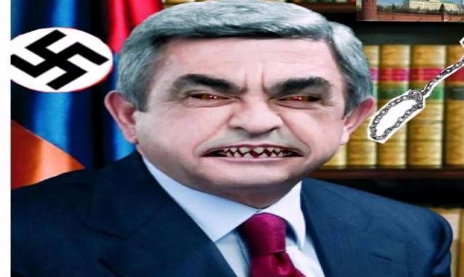 Prezident Sarkisyanı alçaltdı
