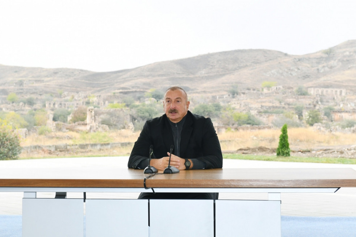 Azərbaycan Prezidenti: “Həm Zəfər, həm də bərpa işləri dövlətimizin, xalqımızın gücünü göstərir”