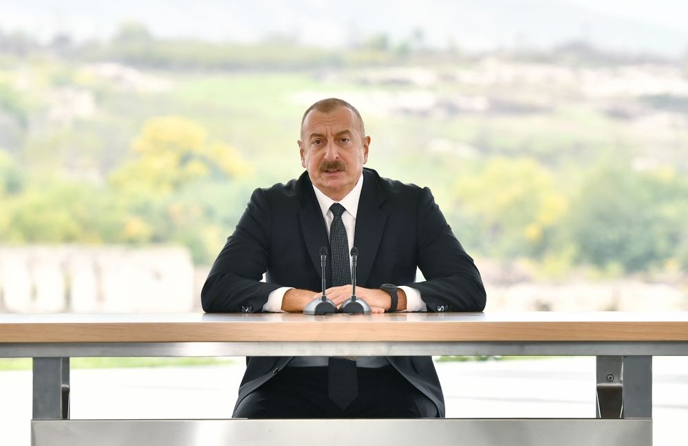 Prezident İlham Əliyev: Füzulidə kəndlərdə hər bir evin təqribən ən azı 12 sot torpağı olacaq