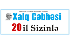 20 yaşın mübarək, “Xalq Cəbhəsi”!