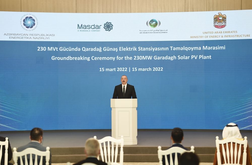 Prezident İlham Əliyev: Bərpaolunan enerji növlərinin inkişafı bizim üçün prioritet məsələdir