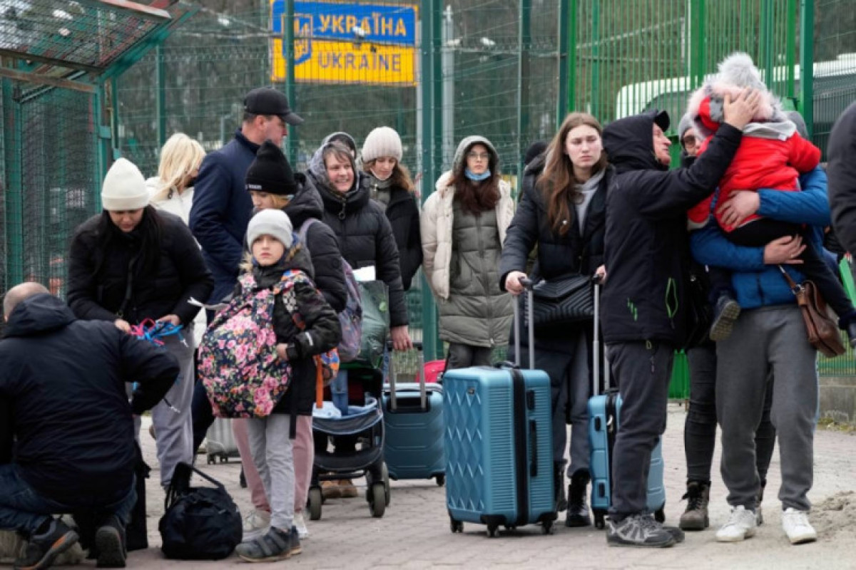 Polşaya gedən ukraynalı qaçqınların sayı 3 milyonu ötüb