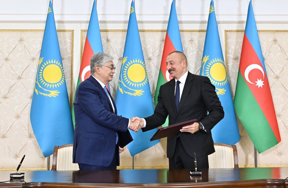 Qazaxıstanla Azərbaycan arasındakı münasibətlər iqtisadi potensialın sinerjisinə əsaslanan yeni mərhələyə qədəm qoyur
