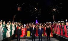 Prezident İlham Əliyev və Prezident Sadır Japarov Bişkekdə Qırğızıstan-Azərbaycan Dostluq Parkının açılışında iştirak ediblər - FOTO