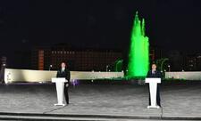 Prezident İlham Əliyev və Prezident Sadır Japarov Bişkekdə Qırğızıstan-Azərbaycan Dostluq Parkının açılışında iştirak ediblər - FOTO