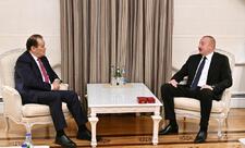 Prezident İlham Əliyev Türk Dövlətləri Təşkilatının Baş katibini qəbul edib - FOTO
