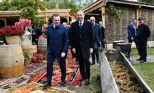 Prezident İlham Əliyev və Gürcüstanın Baş naziri İrakli Qaribaşvili Muxrani sarayında mədəni proqramda iştirak ediblər - FOTO