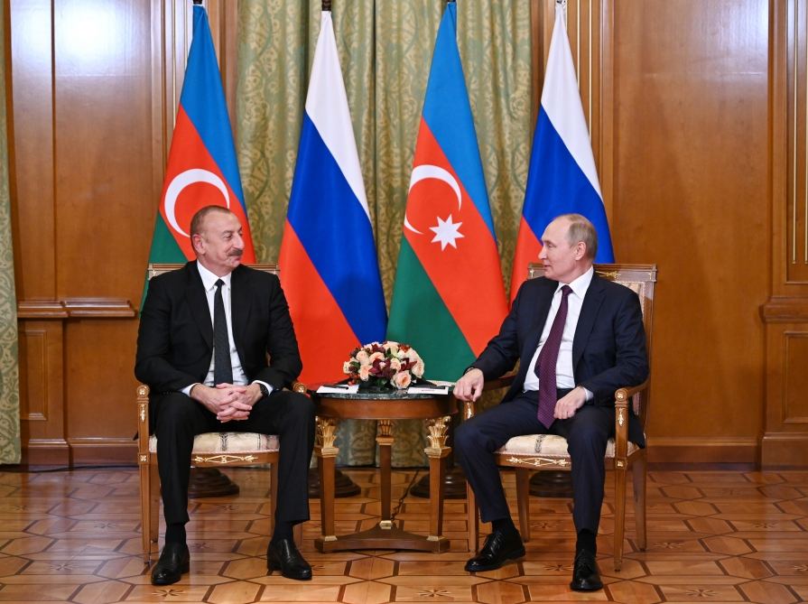 Bugünkü görüşün məqsədi əldə etdiyimiz razılaşmaların icrasını təmin etməkdir - Vladimir Putin