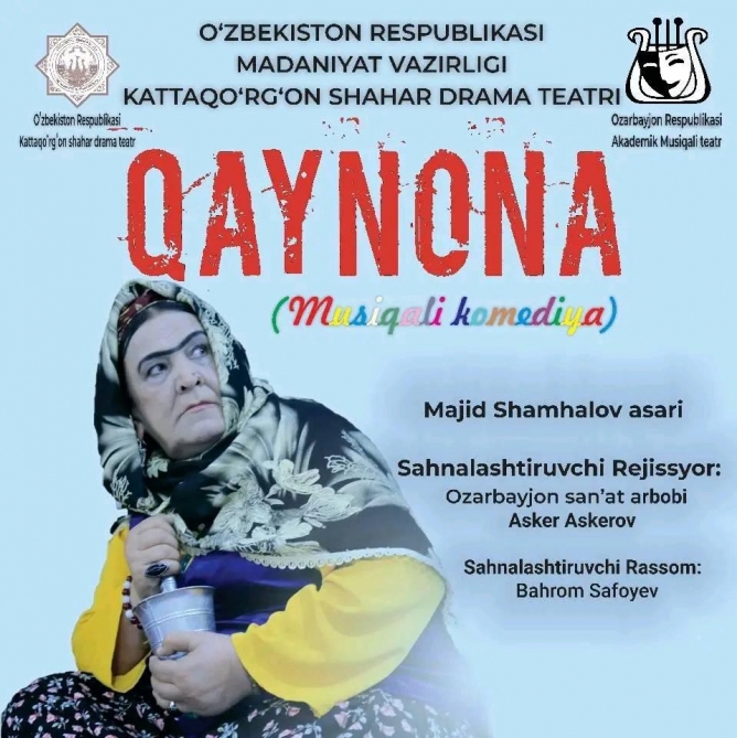 Özbək teatrı Bakıya “Qayınana” ilə gəlib