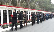 20 Yanvar şəhidlərinin xatirəsi dərin ehtiramla anılır