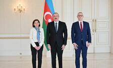 Prezident İlham Əliyev Fransanın Azərbaycanda yeni təyin olunan səfirinin etimadnaməsini qəbul edib - FOTO