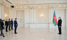 Prezident İlham Əliyev Yunanıstanın Azərbaycanda yeni təyin olunan səfirinin etimadnaməsini qəbul edib - FOTO