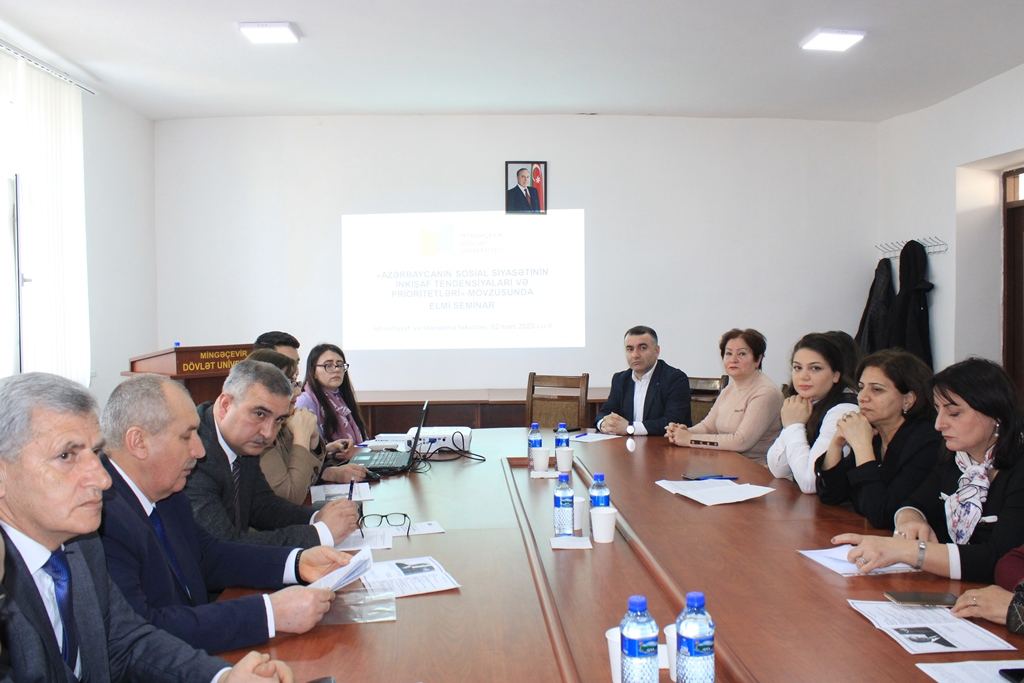 “Heydər Əliyev İli” çərçivəsində elmi seminar: “Azərbaycanın sosial siyasətinin inkişaf tendensiyaları və prioritetləri” - FOTO