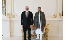 Prezident İlham Əliyev Nobel sülh mükafatı laureatı Kailaş Satyartini qəbul edib - FOTO