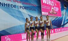 Aerobika gimnastlarımız Portuqaliyada iki turnirdə güclərini sınayıblar