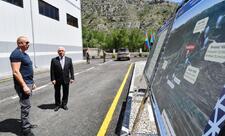 “Azərenerji” ASC-nin Zəngilanda “Sarıqışlaq” Su Elektrik Stansiyasında tikinti işlərinin gedişi ilə tanışlıq