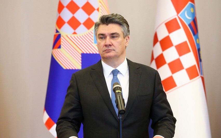 Zoran Milanoviç Azərbaycan Prezidentini təbrik edib