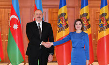 Kişineuda Azərbaycan Prezidenti İlham Əliyevin Moldova Prezidenti Maya Sandu ilə görüşü olub