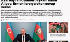 Azərbaycan Prezidentinin xalqa müraciəti dünya mətbuatında geniş işıqlandırılıb