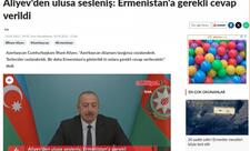 Azərbaycan Prezidentinin xalqa müraciəti dünya mətbuatında geniş işıqlandırılıb