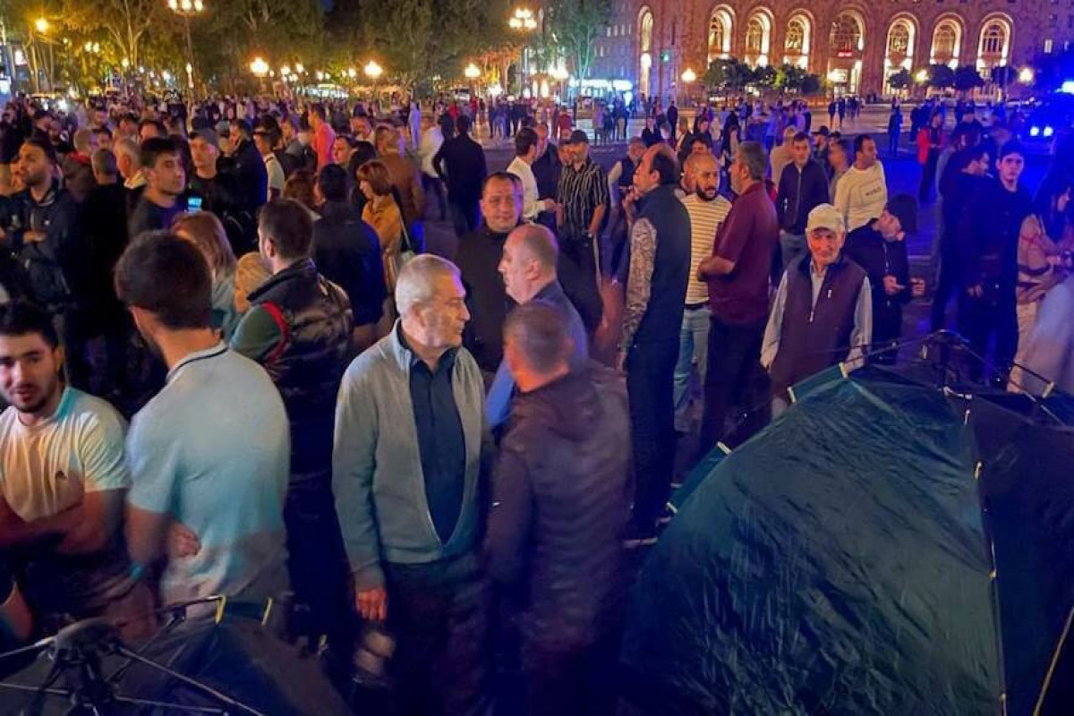 Ermənistanda aksiyada 30 nəfər saxlanılıb, 28-i cinayət məsuliyyətinə cəlb edilib