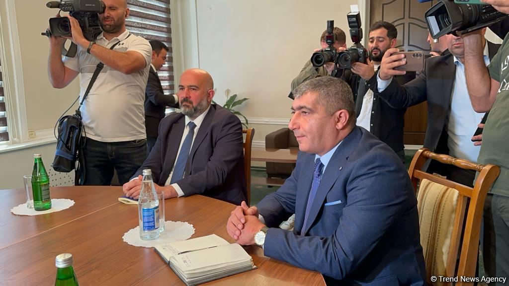 Yevlax görüşündən ilk görüntülər - FOTO