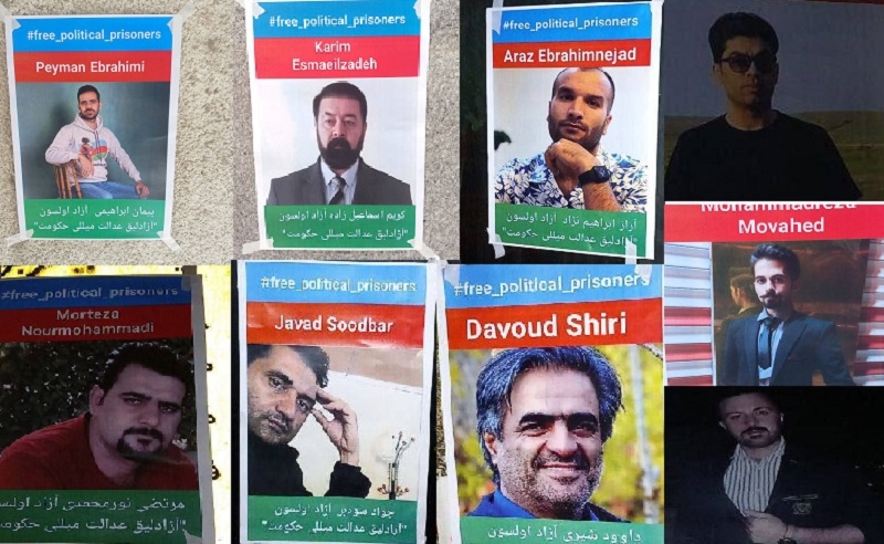 Təbrizdə məhbus fəalların fotoları yayılıb