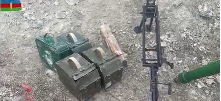 Ermənilər Ağdamın Qalayçılar kəndi yaxınlığında silah-sursatı ataraq qaçıblar
