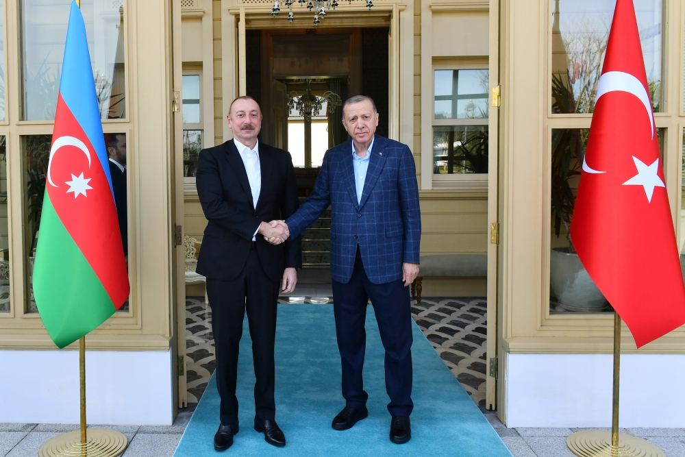 Naxçıvanda Prezident İlham Əliyevin Rəcəb Tayyib Ərdoğan ilə təkbətək görüşü başlayıb