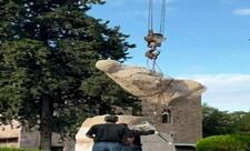 Terrorçu Monte Melkonyanın Xocavənddəki heykəli sökülüb