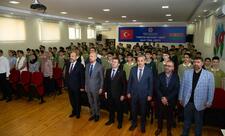 Bilal Ərdoğan Azərbaycanda orta və ali təhsil müəssisələrini ziyarət edib