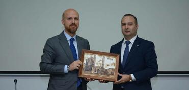 Bilal Ərdoğan İlahiyyat İnstitutunu ziyarət edib