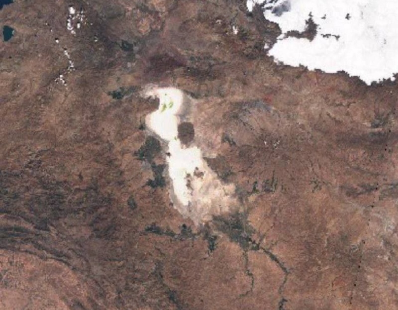 NASA Urmu gölünün son fotosunu yaydı