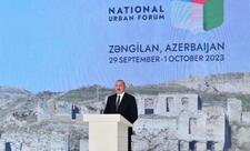 Prezident İlham Əliyev Zəngilan şəhərinə ilk qayıdışın vaxtını açıqladı