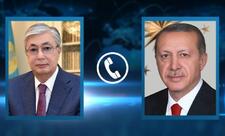 Ərdoğanla Tokayev arasında telefon danışığı olub