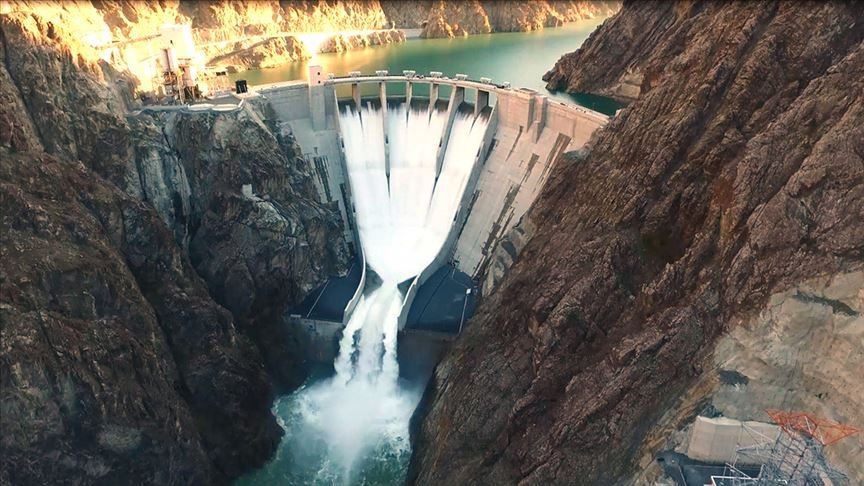 Türkiyənin Yusufeli anbarında elektrik enerjisi istehsalı üçün sınaqlar davam edir