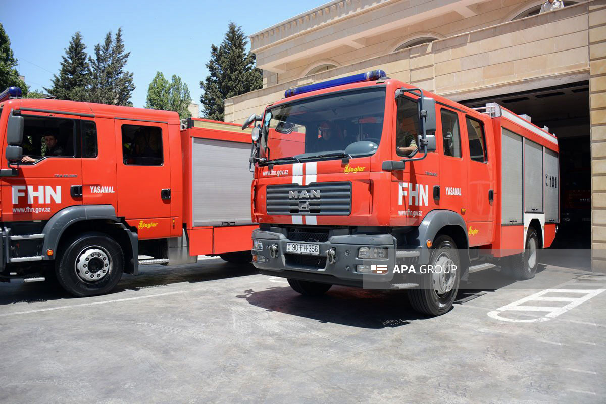 FHN: Ötən sutka 25 yanğına çıxış olub, 7 nəfər xilas edilib