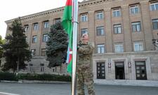 Prezident İlham Əliyev Xankəndi şəhərində Azərbaycan Respublikasının Dövlət Bayrağını ucaldıb və çıxış edib (FOTO) (YENİLƏNİB) (VİDEOYAYIM)