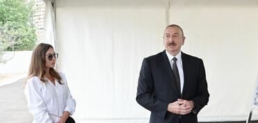 Алиевы отправились в Кяльбаджар