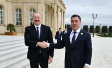 Prezident İlham Əliyev Qırğızıstan Prezidenti Sadır Japarov ilə görüşüb