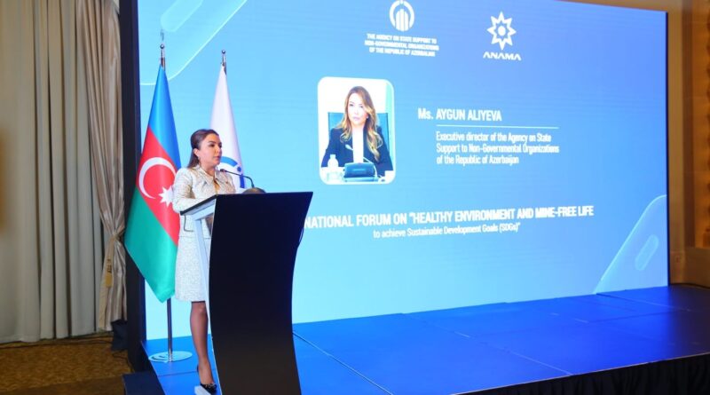 Sağlam ətraf mühit və minasız həyatla bağlı beynəlxalq forum keçirilir